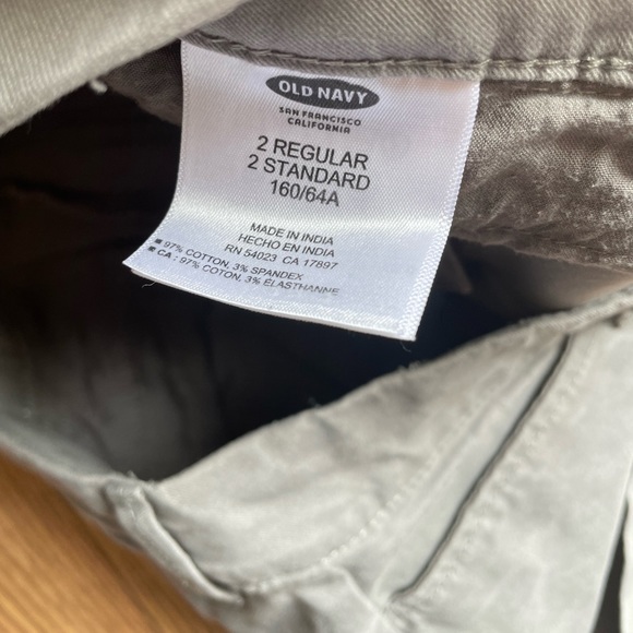 Grey Old Navy Pixie Shorts - Picture 2 of 3